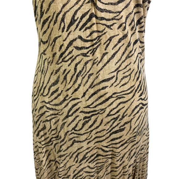 LAUREN‎ RALPH LAUREN Tan Animal Print Maxi Dress - NWT NFR Western Cowgirl - Picture 5 of 13